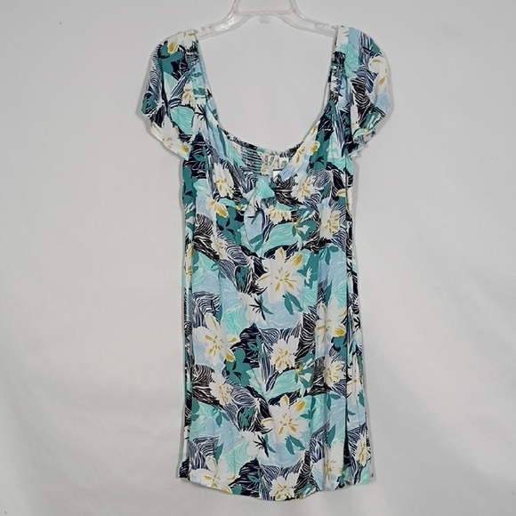 Roxy Other - NWT Roxy Oceanview Mini Dress in Blue and White Girls Size XL